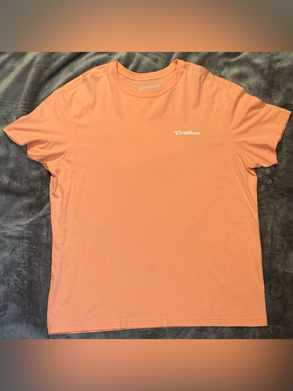 Caribbean Men's Coral Crew Neck T-Shirt 2XL